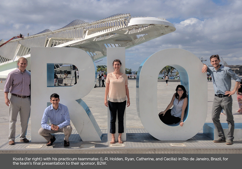 Kosta Blank practicum team