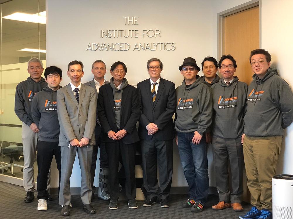 Japanese delegation visits the Institute for Advanced Analytics