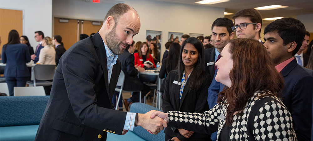MSA '20 students network with employers